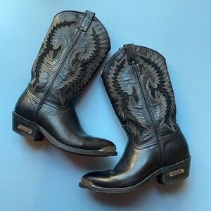 Vintage Harley Davidson cowboy boots